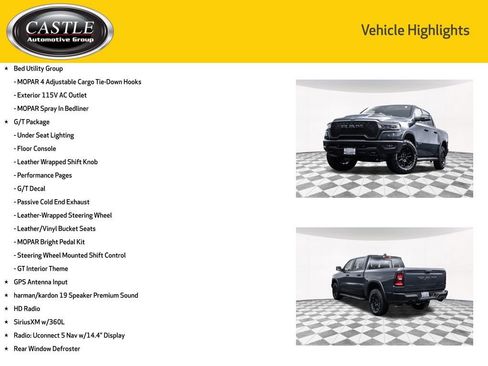 Used 2025 RAM 1500 Rebel w/ G/T Package AWD/4WD image 11
