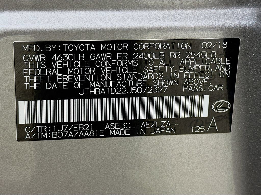 Used 2018 Lexus IS 300 w/ Accessory Package 2 RWD image 38