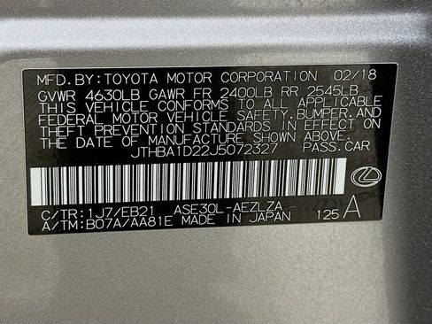 Used 2018 Lexus IS 300 w/ Accessory Package 2 RWD image 38
