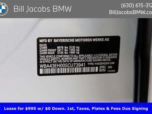 Certified 2025 BMW 750e xDrive AWD/4WD image 27