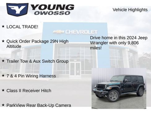 Used 2024 Jeep Wrangler High Altitude AWD/4WD image 8