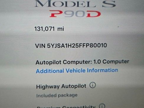 Used 2015 Tesla Model S P90D AWD/4WD image 4