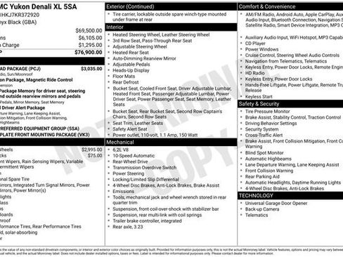 Used 2019 GMC Yukon XL Denali w/ Open Road Package image 8