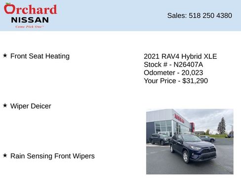Used 2021 Toyota RAV4 XLE w/ Convenience Package AWD/4WD image 14