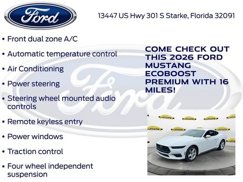 New 2026 Ford Mustang Premium RWD image 25