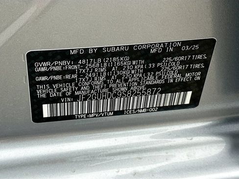 Certified 2025 Subaru Crosstrek 2.5i Premium AWD/4WD image 30