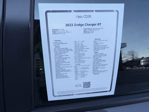 Used 2023 Dodge Charger GT image 3