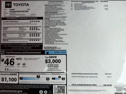 New 2026 Toyota Camry XSE image 25