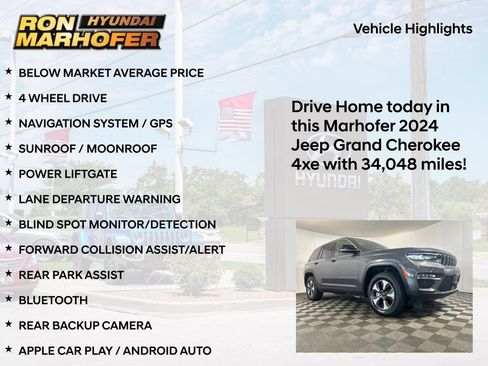 Used 2024 Jeep Grand Cherokee Limited 4xe AWD/4WD image 14