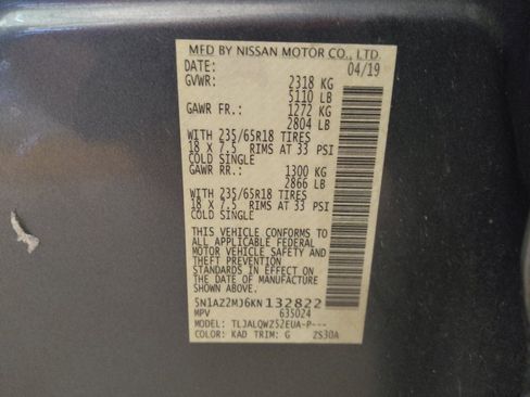 Used 2019 Nissan Murano SV w/ Premium Package image 33