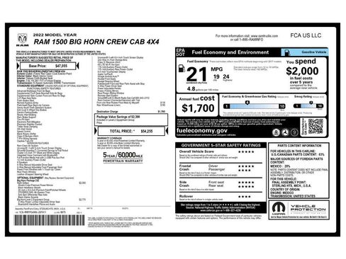 Used 2022 RAM 1500 Big Horn AWD/4WD image 2