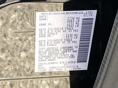 Certified 2026 INFINITI QX60 Pure w/ Cargo Package FWD image 34