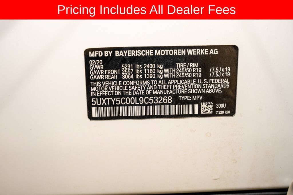 Used 2020 BMW X3 xDrive30i w/ Premium Package AWD/4WD image 25