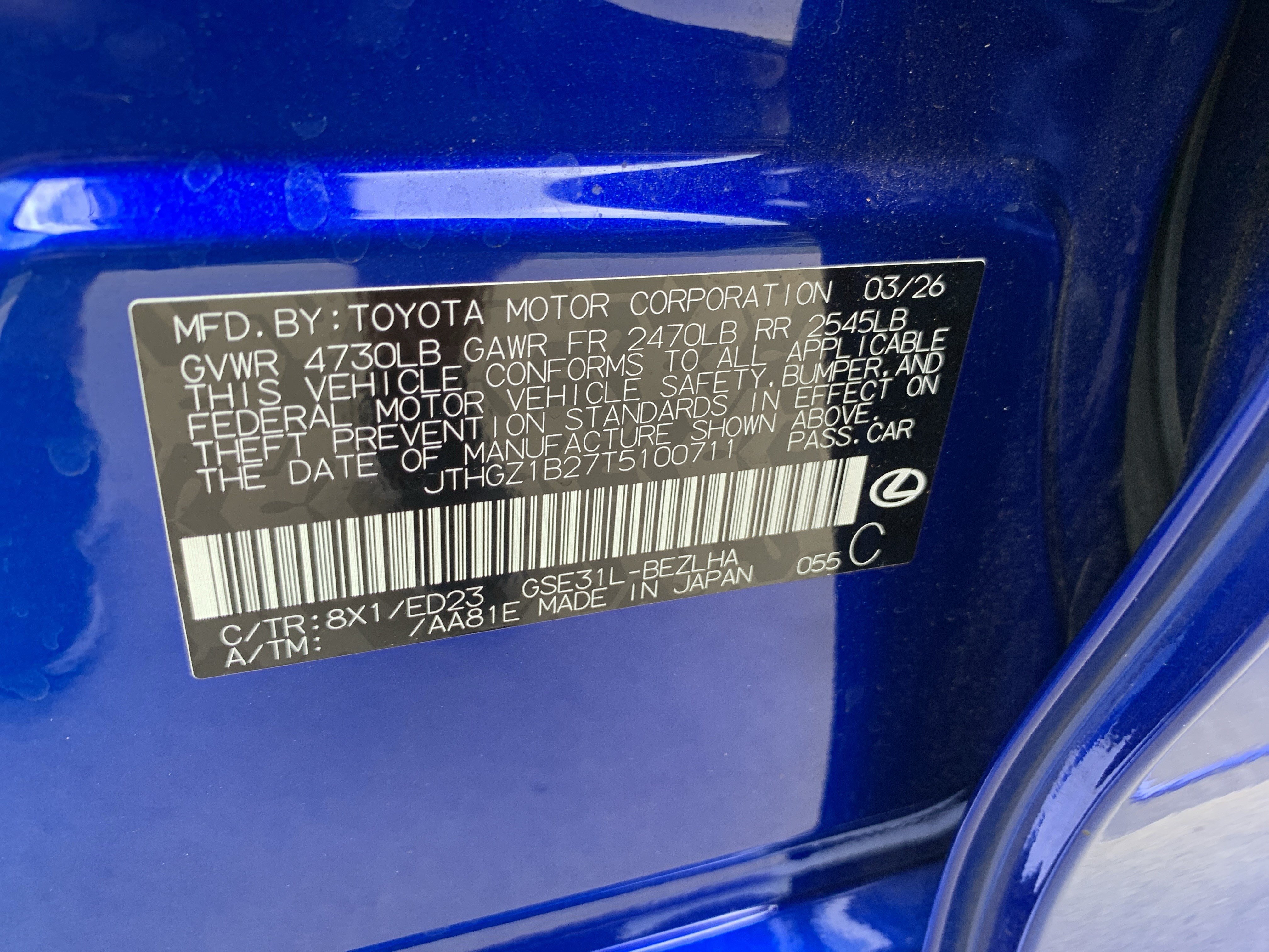 Used 2026 Lexus IS 350 F Sport w/ Technology Package RWD image 36