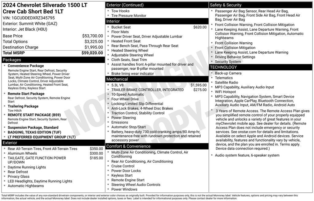 Certified 2024 Chevrolet Silverado 1500 LT AWD/4WD image 31