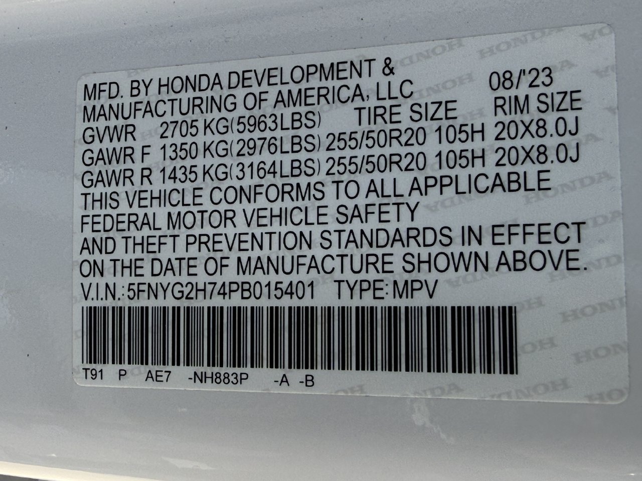 Used 2023 Honda Pilot Touring image 26
