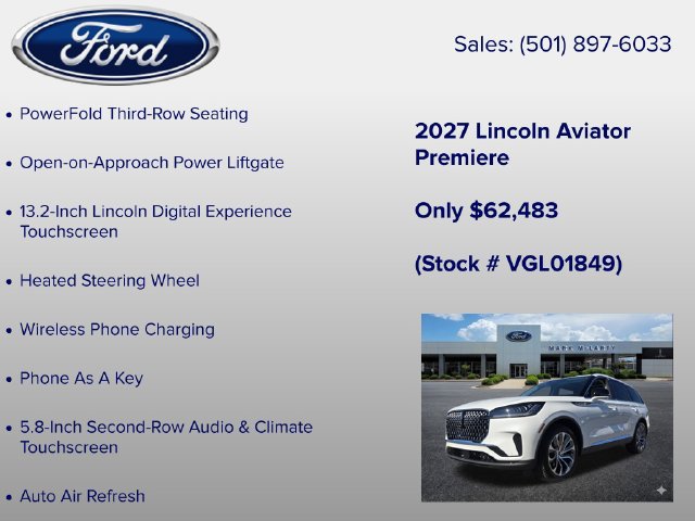 New 2027 Lincoln Aviator 2WD image 12