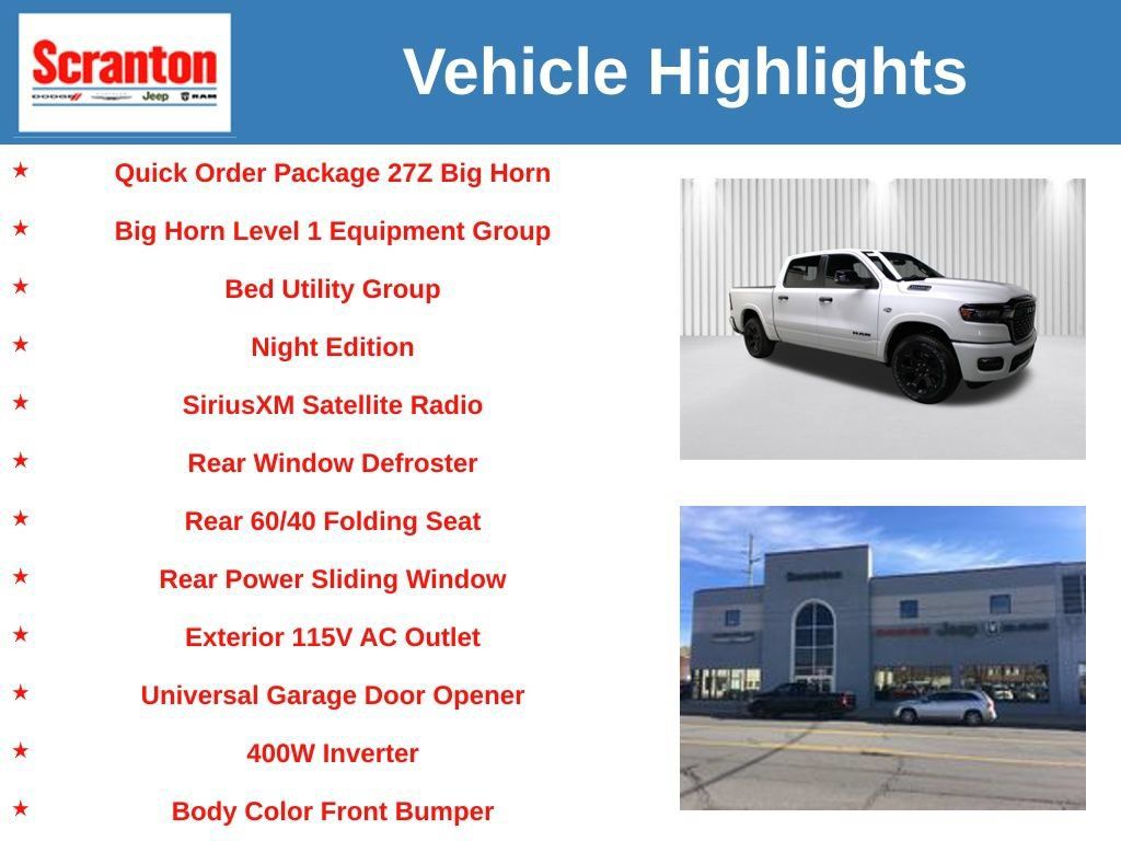 New 2026 RAM 1500 Big Horn w/ Night Edition AWD/4WD image 6