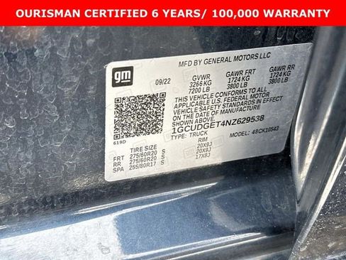 Certified 2022 Chevrolet Silverado 1500 LTZ image 30