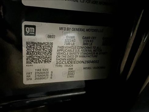 Certified 2022 Chevrolet Silverado 1500 RST w/ Protection Package image 31