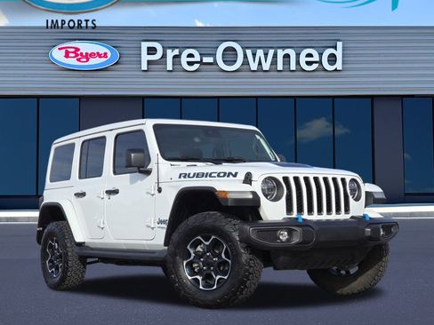 Used 2022 Jeep Wrangler Unlimited Rubicon 4xe w/ Cold Weather Group image 1
