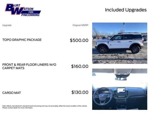 New 2024 Ford Bronco Sport Big Bend w/ Topo Graphic Package AWD/4WD image 3