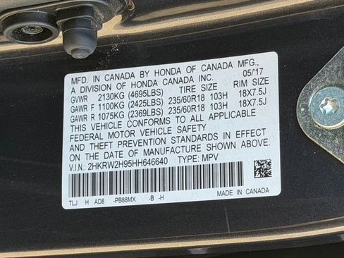 Used 2017 Honda CR-V Touring image 34