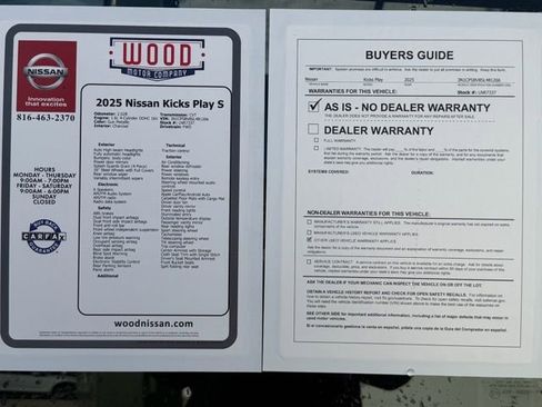 Certified 2025 Nissan Kicks Play S image 10