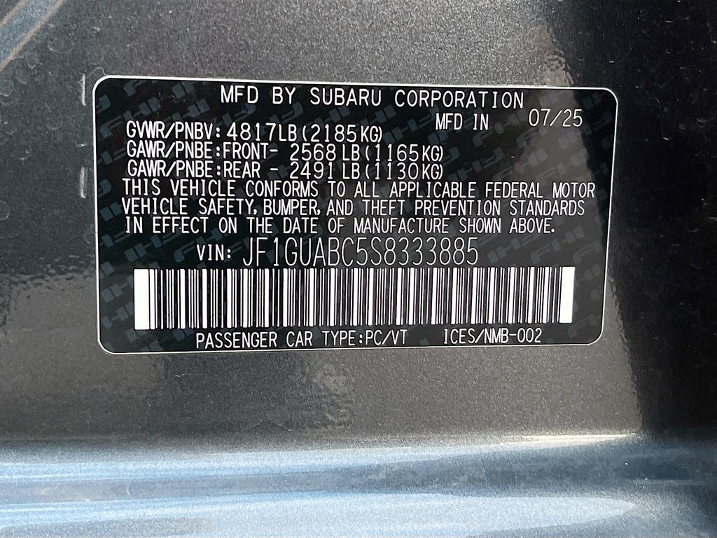 Used 2025 Subaru Impreza 2.0i AWD/4WD image 30