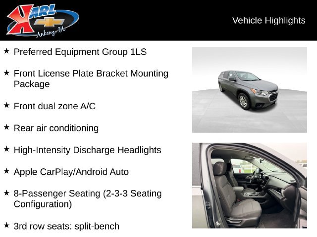 Used 2020 Chevrolet Traverse LS FWD image 2