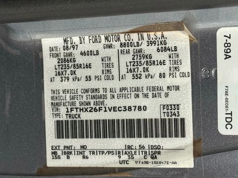 Used 1997 Ford F250 4x4 SuperCab Heavy Duty image 39