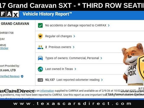 Used 2017 Dodge Grand Caravan SXT w/ Driver Convenience Group image 9