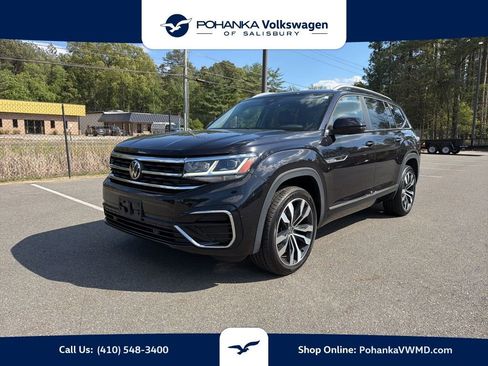 Used 2021 Volkswagen Atlas SEL R-Line AWD/4WD image 1