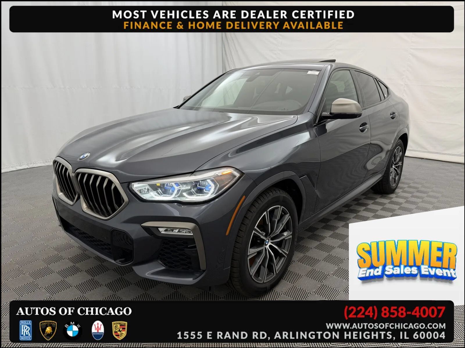 Used 2021 BMW X6 M50i w/ Executive Package AWD/4WD image 1
