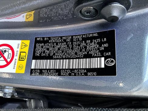 Used 2019 Lexus ES 350 w/ Accessory Package 2 FWD image 17