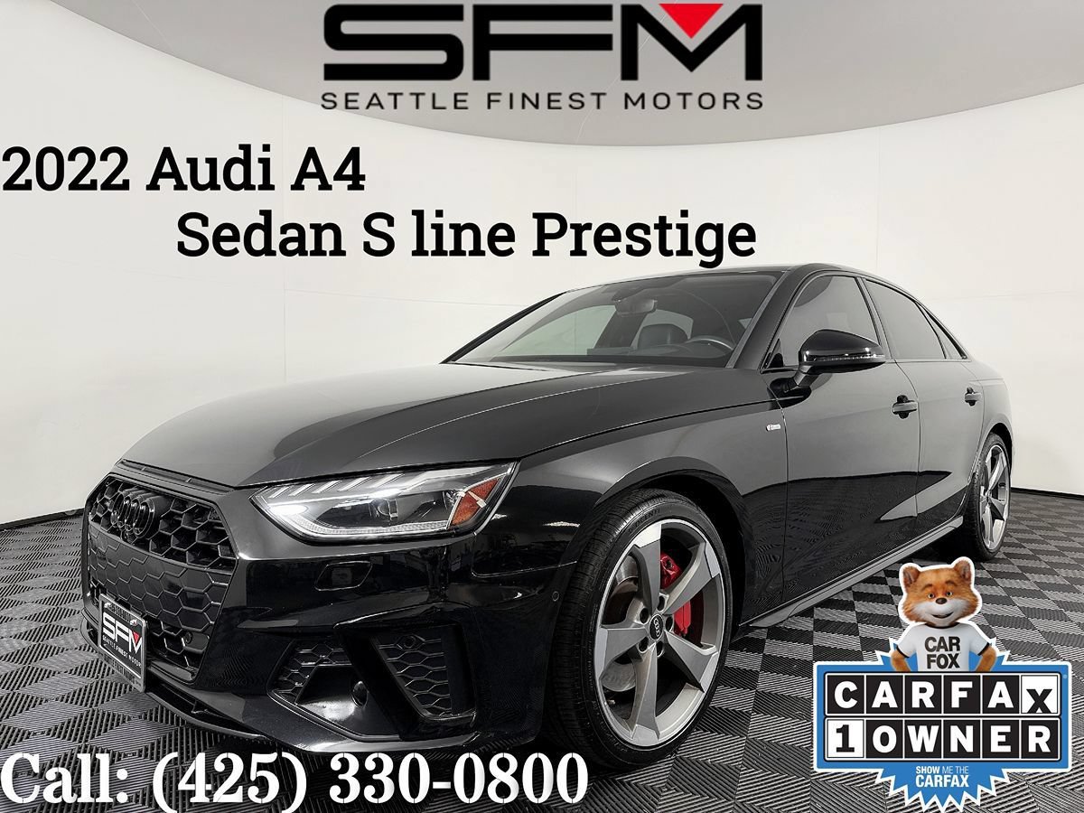 Used 2022 Audi A4 2.0T Prestige w/ Prestige Package AWD/4WD image 1