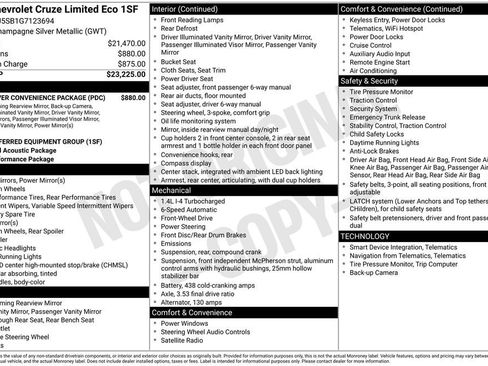 Used 2016 Chevrolet Cruze Eco image 35
