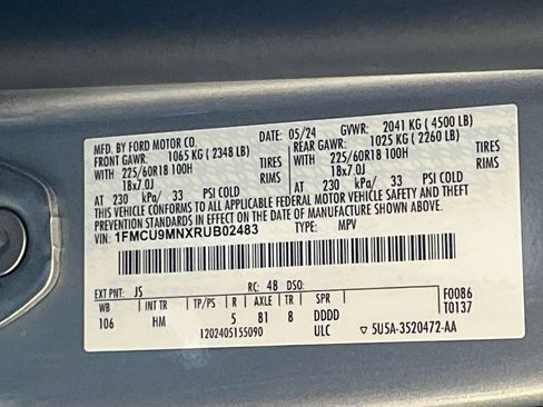 Used 2024 Ford Escape ST-Line w/ Tech Pack #1 AWD/4WD image 32