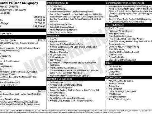 New 2026 Hyundai Palisade Calligraphy image 27