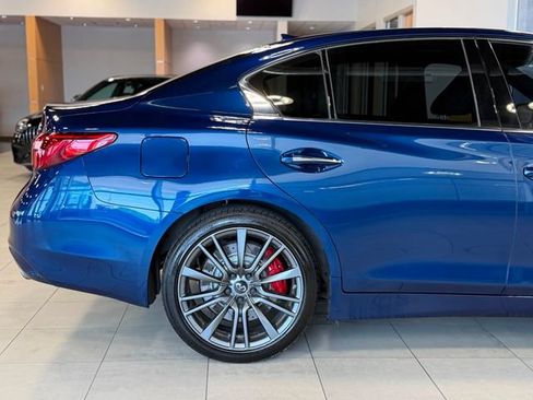 Used 2019 INFINITI Q50 Red Sport 400 w/ Sensory Package AWD/4WD image 17