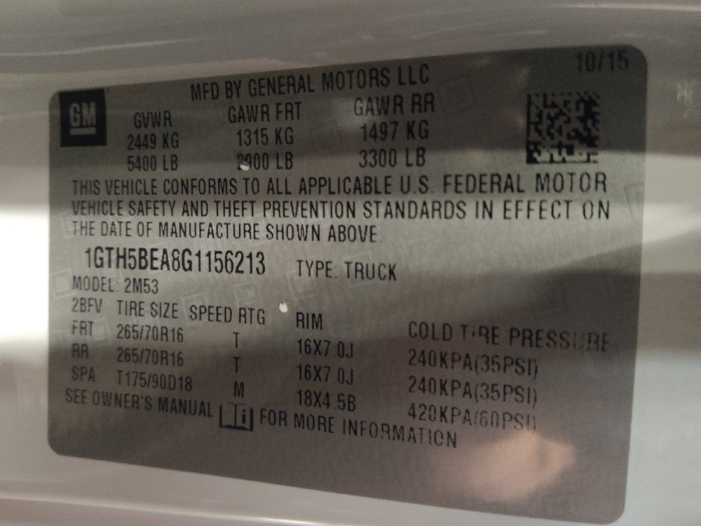 Used 2016 GMC Canyon W/T RWD image 33