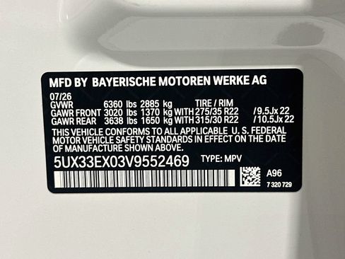 New 2027 BMW X6 xDrive40i AWD/4WD image 34
