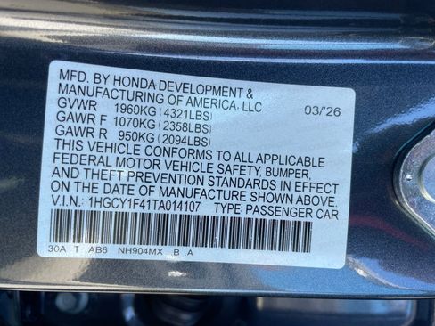 New 2026 Honda Accord SE image 35