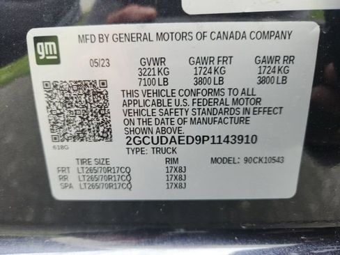 Used 2023 Chevrolet Silverado 1500 W/T w/ WT Value Package AWD/4WD image 19