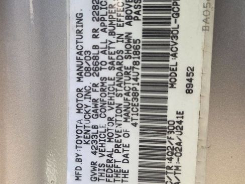 Used 2004 Toyota Solara SE Sport image 18