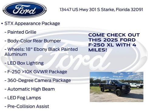 New 2025 Ford F250 XL w/ STX Appearance Package image 15