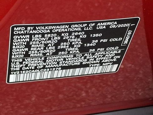 Used 2020 Volkswagen Atlas Cross Sport SE AWD/4WD image 31