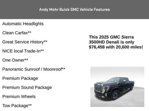 Used 2025 GMC Sierra 3500 Denali w/ Denali Reserve Package AWD/4WD image 8