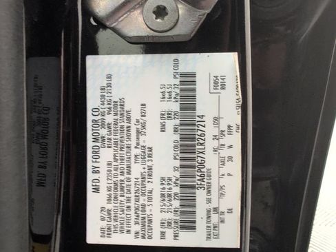 Used 2020 Ford Fusion S FWD image 35