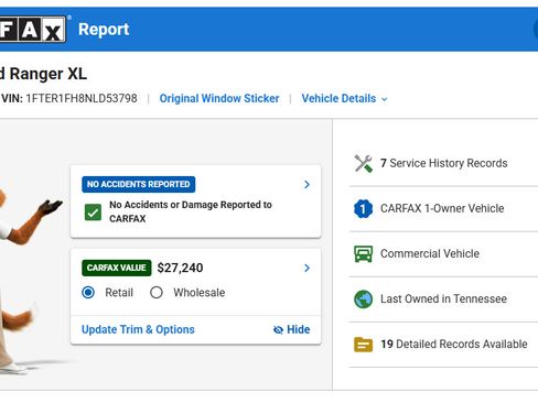 Used 2022 Ford Ranger XL w/ Trailer Tow Package AWD/4WD image 3